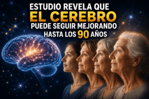 Estudio revela que el cerebro puede seguir mejorando hasta los 90 años