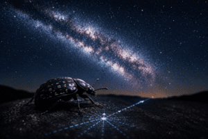 El increíble insecto que usa la Vía Láctea para orientarse