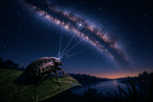 El increíble insecto que usa la Vía Láctea para orientarse