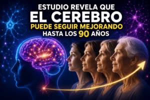 Estudio revela que el cerebro puede seguir mejorando hasta los 90 años