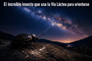 El increíble insecto que usa la Vía Láctea para orientarse