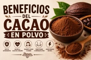 Beneficios del cacao en polvo