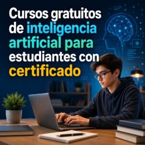 Cursos gratuitos de inteligencia artificial para estudiantes con certificado