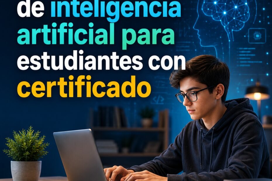 Cursos gratuitos de inteligencia artificial para estudiantes con certificado