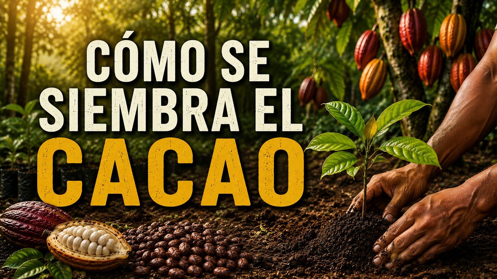 Cómo se siembra el cacao: Guía paso a paso 1.0 Cómo se siembra el cacao