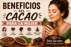 Beneficios del cacao para la mujer