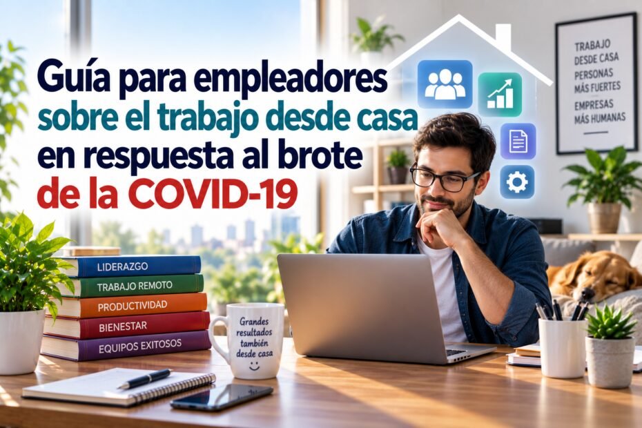 Guía para empleadores sobre el trabajo desde casa en respuesta al brote de la COVID-19