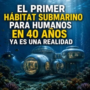 El primer hábitat submarino para humanos en 40 años ya es una realidad