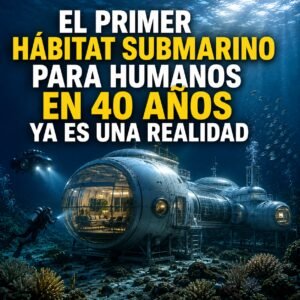 El primer hábitat submarino para humanos en 40 años ya es una realidad