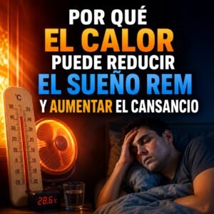 Por qué el calor puede reducir el sueño REM y aumentar el cansancio