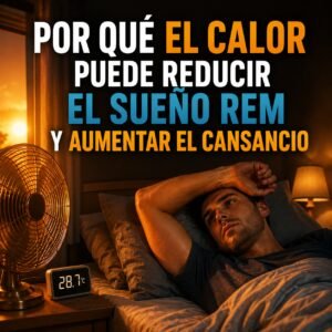 Por qué el calor puede reducir el sueño REM y aumentar el cansancio