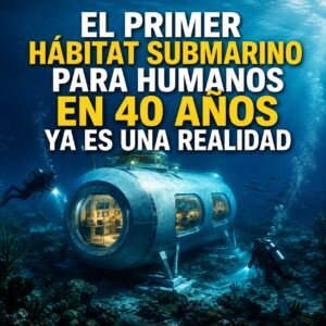 El primer hábitat submarino para humanos en 40 años ya es una realidad