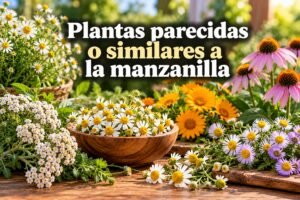 Plantas parecidas o similares a la manzanilla