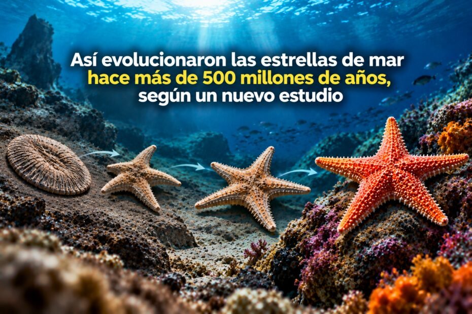Así evolucionaron las estrellas de mar hace más de 500 millones de años