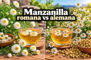Manzanilla romana vs alemana