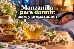 Manzanilla para dormir: usos y preparación