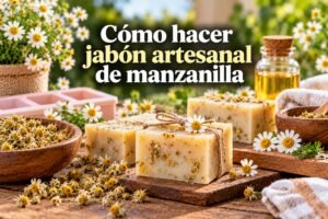 Cómo hacer jabón artesanal de manzanilla