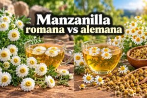 Manzanilla romana vs alemana