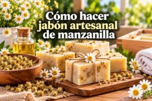 Cómo hacer jabón artesanal de manzanilla