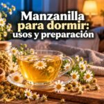 Manzanilla para dormir: usos y preparación