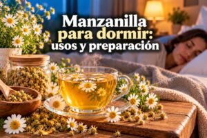 Manzanilla para dormir: usos y preparación