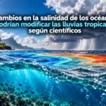 Cambios en la salinidad de los océanos podrían modificar las lluvias tropicales, según científicos 1.0 Cambios en la salinidad de los océanos podrían modificar las lluvias tropicales