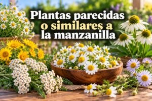 Plantas parecidas o similares a la manzanilla