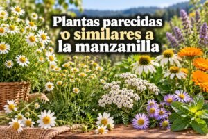 Plantas parecidas o similares a la manzanilla