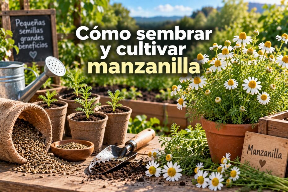 Cómo sembrar y cultivar manzanilla