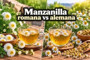 Manzanilla romana vs alemana